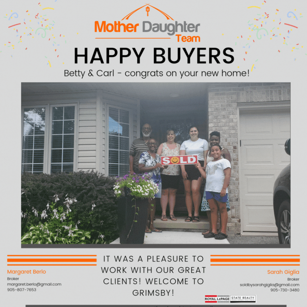 Betty and Carl at their new home