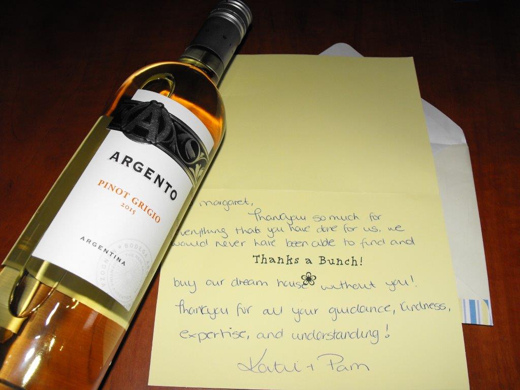 katie and pam thank you card