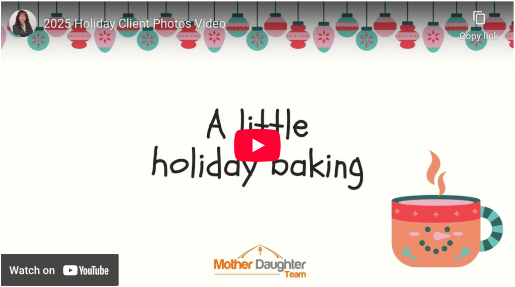 A little holiday baking