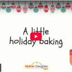 A little holiday baking