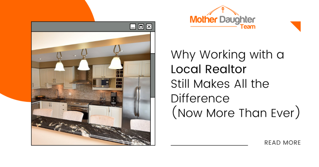 Local realtor advice blog graphic about why working with a Hamilton real estate agent still makes all the difference