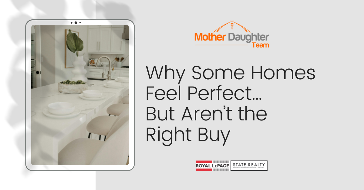 First-time home buyers touring a beautifully staged home in Hamilton, Niagara, and surrounding communities while considering layout, lifestyle, and long-term value.